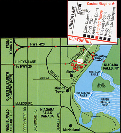 [niagara falls map]